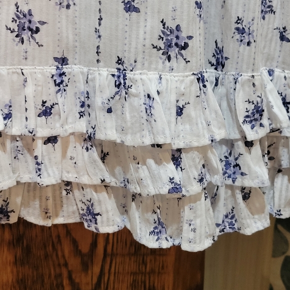 VINTAGE LAURA ASHLEY LONDON FIT AND FLARE DRESS - Picture 8 of 9